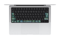 モネ睡蓮 MacBookキーボードシール 一部キー JIS配列対応 Stecky Stickers