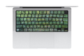 モネ睡蓮 MacBookキーボードシール 全キー JIS配列対応 Stecky Stickers