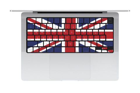 ユニオンジャック MacBookキーボードシール 全キー JIS配列対応 Stecky Stickers