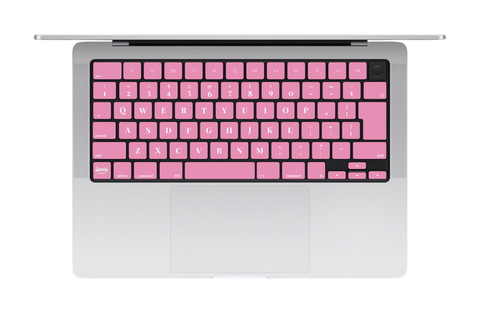 Blush Pink ブラッシュピンク MacBookキーボードシール 単色 全キー JIS配列対応 Stecky Stickers