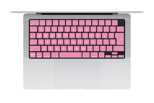 Blush Pink ブラッシュピンク MacBookキーボードシール 単色 全キー JIS配列対応 Stecky Stickers
