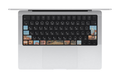 ヴェネツィア運河 MacBookキーボードシール 一部キー JIS配列対応 Stecky Stickers